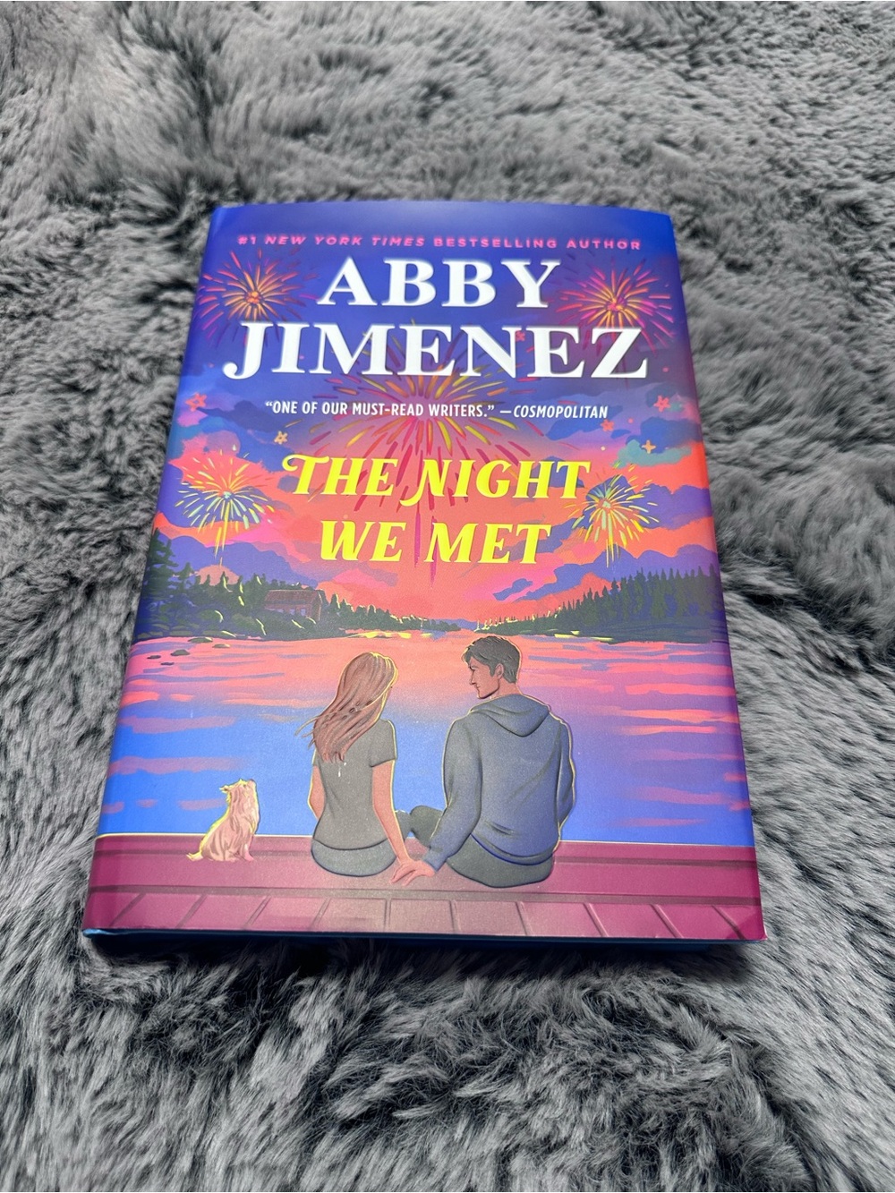 SPRAYED EDGES Abby Jimenez "The Night We Met" Hardcover